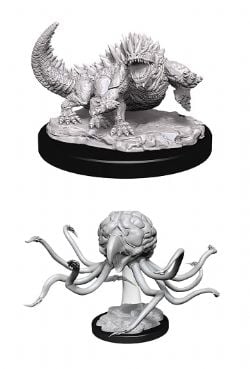 ROLEPLAYING MINIATURES -  GRELL AND BASILISK -  DUNGEONS & DRAGONS D&D NOLZUR'S MARVELOUS UN