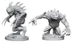 ROLEPLAYING MINIATURES -  GREY SLAAD & DEATH SLADD (2) -  D&D NOLZUR'S MARVELOUS MINIATURES DUNGEONS & DRAGONS 5