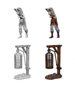 ROLEPLAYING MINIATURES -  HANGING CAGE -  PATHFINDER DEEP CUTS
