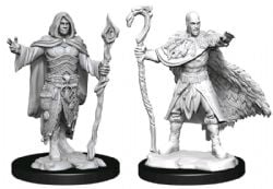 ROLEPLAYING MINIATURES -  HUMAN DRUID MALE -  DUNGEONS & DRAGONS D&D NOLZUR'S MARVELOUS UN