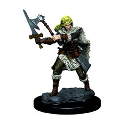 ROLEPLAYING MINIATURES -  HUMAN FEMALE BARBARIAN -  DUNGEONS & DRAGONS ICONS OF THE REALMS