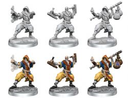 ROLEPLAYING MINIATURES -  HUMAN MONK MALE -  DUNGEONS & DRAGONS FRAMEWORKS