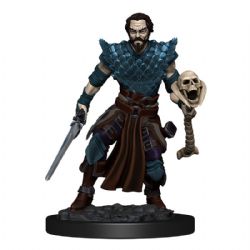 ROLEPLAYING MINIATURES -  HUMAN WARLOCK MALE -  DUNGEONS & DRAGONS ICONS OF THE REALMS