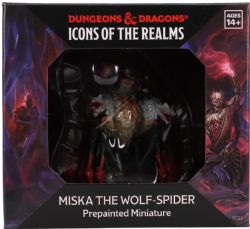 ROLEPLAYING MINIATURES -  ICONS MISKA THE WOLF-SPIDER BOXED MINI -  DUNGEONS & DRAGONS D&D NOLZUR'S MARVELOUS MI