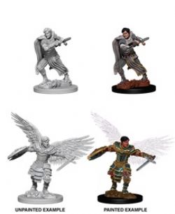 ROLEPLAYING MINIATURES -  MALE AASIMAR FIGHTER (2) -  NOLZUR'S MARVELOUS MINIATURES DUNGEONS & DRAGONS 5