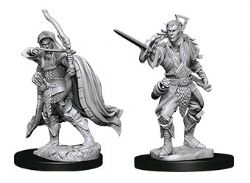 ROLEPLAYING MINIATURES -  MALE ELF ROGUE FIGURES -  D&D NOLZUR'S MARVELOUS MINIATURES DUNGEONS & DRAGONS 5