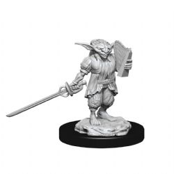 ROLEPLAYING MINIATURES -  MALE GOBLIN ROGUE AND FEMALE GOBLIN BARD (2) -  DUNGEONS & DRAGONS D&D NOLZUR'S MARVELOUS MI