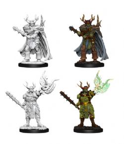 ROLEPLAYING MINIATURES -  MALE HALF-ORC DRUID -  PATHFINDER DEEP CUTS