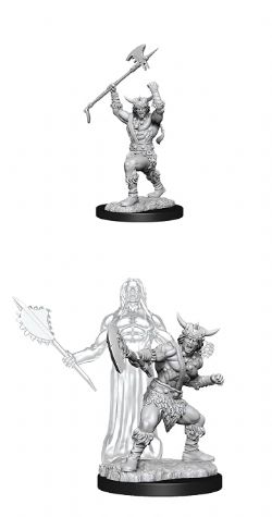 ROLEPLAYING MINIATURES -  MALE HUMAN BARBARIAN -  DUNGEONS & DRAGONS D&D NOLZUR'S MARVELOUS UN