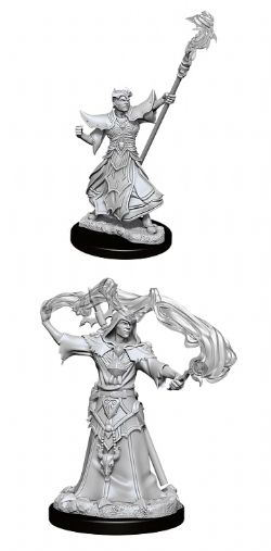 ROLEPLAYING MINIATURES -  MALE HUMAN SORCERER -  PATHFINDER DEEP CUTS