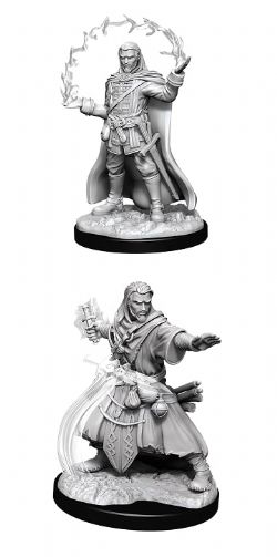 ROLEPLAYING MINIATURES -  MALE HUMAN WIZARD -  DUNGEONS & DRAGONS D&D NOLZUR'S MARVELOUS UN