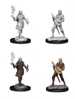 ROLEPLAYING MINIATURES -  MALE PALLID ELF ROGUE AND BARD -  CRITICAL ROLE