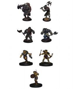 ROLEPLAYING MINIATURES -  MONSTER PACK : VILLAGE RAIDERS -  ICONS OF THE REALMS DUNGEONS & DRAGONS 5