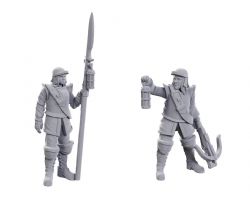 ROLEPLAYING MINIATURES -  ROADWARDENS - MALE & FEMALE -  DEEP CUTS