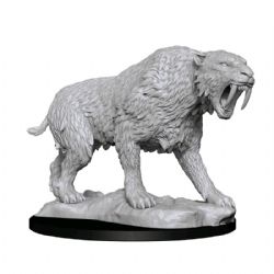 ROLEPLAYING MINIATURES -  SABER-TOOTHED TIGER -  PATHFINDER DEEP CUTS