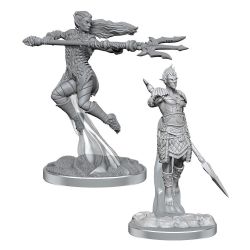 ROLEPLAYING MINIATURES -  SEA ELF FIGHTERS -  DUNGEONS & DRAGONS D&D NOLZUR'S MARVELOUS MI