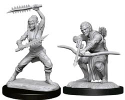 ROLEPLAYING MINIATURES -  SHIFTER WILDHUNT RANGER MALE -  DUNGEONS & DRAGONS D&D NOLZUR'S MARVELOUS UN
