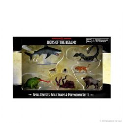 ROLEPLAYING MINIATURES -  SPELL EFFECTS: WILD SHAPE & POLYMORPH SET 1 -  DUNGEONS & DRAGONS ICONS OF THE REALMS