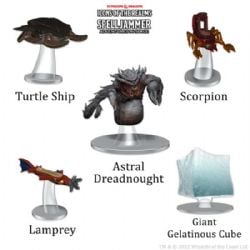 ROLEPLAYING MINIATURES -  SPELLJAMMER ADVENTURES IN SPACE - ATTACKS FROM DEEP SPACE -  DUNGEONS & DRAGONS ICONS OF THE REALMS