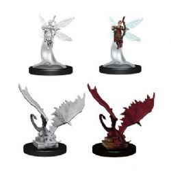ROLEPLAYING MINIATURES -  SPRITE AND PSEUDODRAGON (4) -  D&D NOLZUR'S MARVELOUS MINIATURES