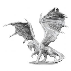ROLEPLAYING MINIATURES -  UNPAINTED ADULT BLUE DRAGON -  DUNGEONS & DRAGONS ICONS OF THE REALMS