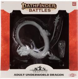 ROLEPLAYING MINIATURES -  UNPAINTED ADULT UNDERWORLD DRAGON (ENGLISH) -  PATHFINDER BATTLES DEEP CUTS