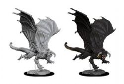 ROLEPLAYING MINIATURES -  YOUNG BLACK DRAGON -  DUNGEONS & DRAGONS D&D NOLZUR'S MARVELOUS MI