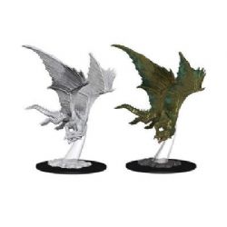 ROLEPLAYING MINIATURES -  YOUNG BRONZE DRAGON -  DUNGEONS & DRAGONS D&D NOLZUR'S MARVELOUS MI