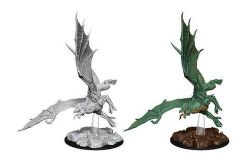 ROLEPLAYING MINIATURES -  YOUNG GREEN DRAGON -  DUNGEONS & DRAGONS D&D NOLZUR'S MARVELOUS MI