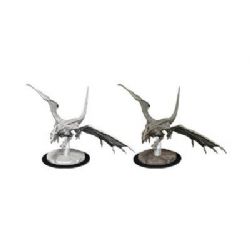 ROLEPLAYING MINIATURES -  YOUNG WHITE DRAGON -  DUNGEONS & DRAGONS D&D NOLZUR'S MARVELOUS MI