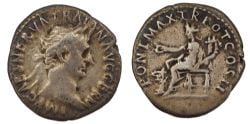 ROMAN DENARIUS -  DENARIUS OF TRAJAN (RIC 12, YEAR 98) -  TRAJAN COINS RIC 12