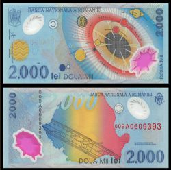 ROMANIA -  2000 LEI 1999 (UNC) - COMMEMORATIVE NOTE 111