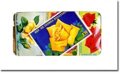ROSES -  100 ASSORTED STAMPS - ROSES