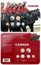 ROYAL CANADIAN MOUNTED POLICE - COIN COLLECTION CARD -  2010 CANADIAN COINS