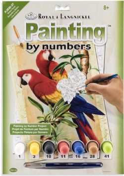ROYAL & LANGNICKEL -  PAINT BY NUMBERS - Bamboo Parrots