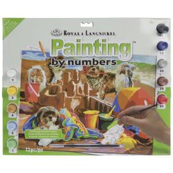 ROYAL & LANGNICKEL -  PAINT BY NUMBERS - Beach Puppies