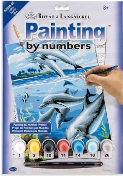 ROYAL & LANGNICKEL -  PAINT BY NUMBERS - Dolphins