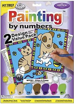 ROYAL & LANGNICKEL -  PAINT BY NUMBERS - Kitten and Puppy