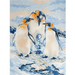ROYAL & LANGNICKEL -  PAINT BY NUMBERS - Penguin Family