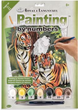 ROYAL & LANGNICKEL -  PAINT BY NUMBERS - Tigers