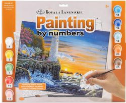 ROYAL & LANGNICKEL -  PAINT BY NUMBERS - Waterside Lighthouse