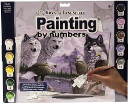 ROYAL & LANGNICKEL -  PAINT BY NUMBERS - Wolves and Eagles