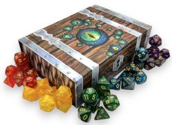 RPG DICE SET -  MIMIC CHEST AND TREASURE DICE COLLECTION