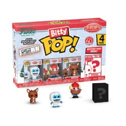 RUDOLPH, THE RED-NOSED REINDEER -  TINY POP! BUMBLE, YUKON CORNELIUS, RUDOLPH (SITTING), AND MYSTERY FIGURES - 4 PACK 1 -  BITTY POP! 1