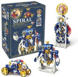 S.T.E.M. EXPERIMENT -  SPIRAL SPRING (MULTILINGUAL) -  S.T.E.M. SCIENCE KIT