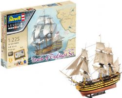 SAIL SHIP -  H.M.S. VICTORY - BATTLE OF TRAFALGAR - 1/225 -  REVELL