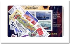 SAINT PIERRE AND MIQUELON -  2007 COMPLETE YEAR SET, NEW STAMPS