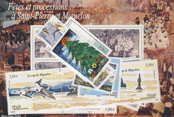 SAINT PIERRE AND MIQUELON -  2010 COMPLETE YEAR SET, NEW STAMPS