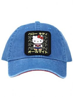 SANRIO -  CAP WITH PATCH -  HELLO KITTY X MY HERO ACADEMIA