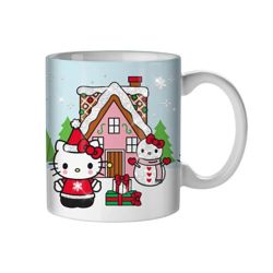 SANRIO -  CERAMIC MUG - HELLO KITTY CHRISTMAS HOUSE (16 OZ)